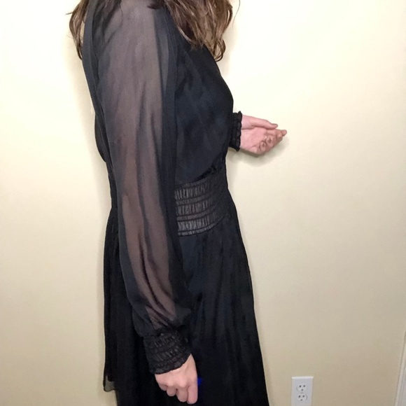 Halson Heritage Black crepe dress - Picture 3 of 5
